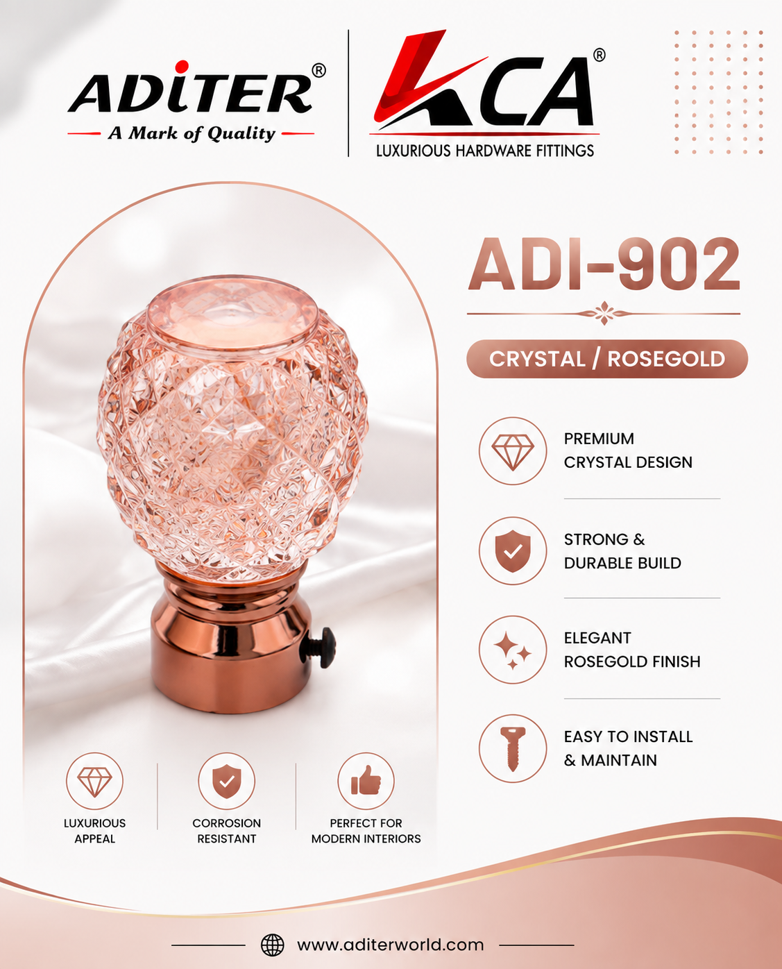 ADI-902 CRYSTAL RSEGOLD
