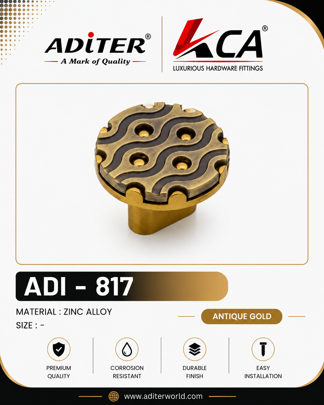 ADI-817 ANTIQUE GOLD