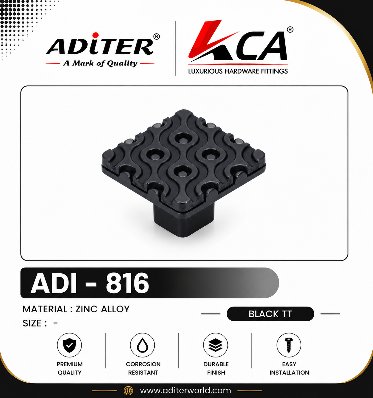 ADI-816 BLACK/TT