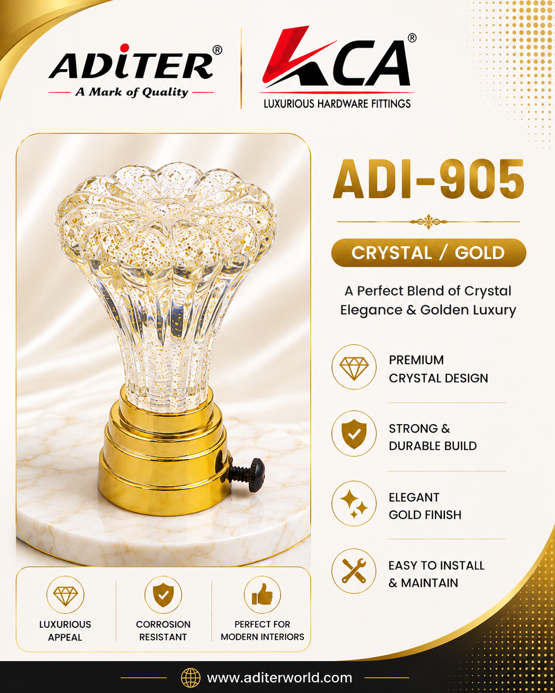 ADI-905 CRYSTAL GOLD 