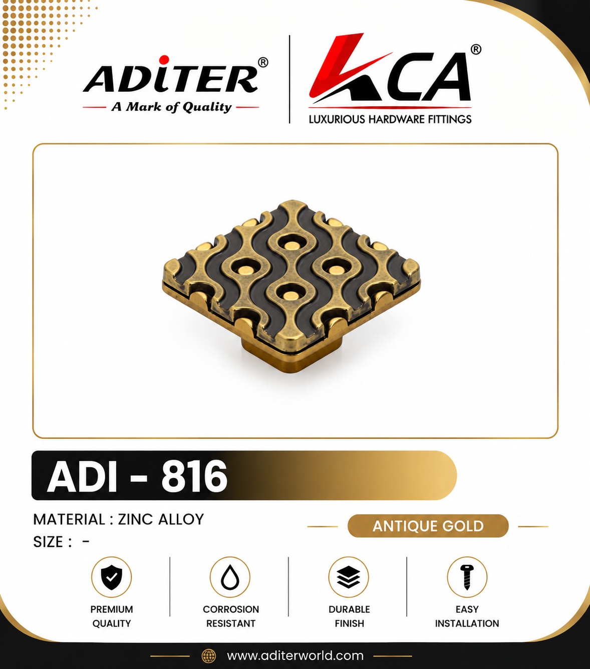 ADI-816 ANTIQUE GOLD