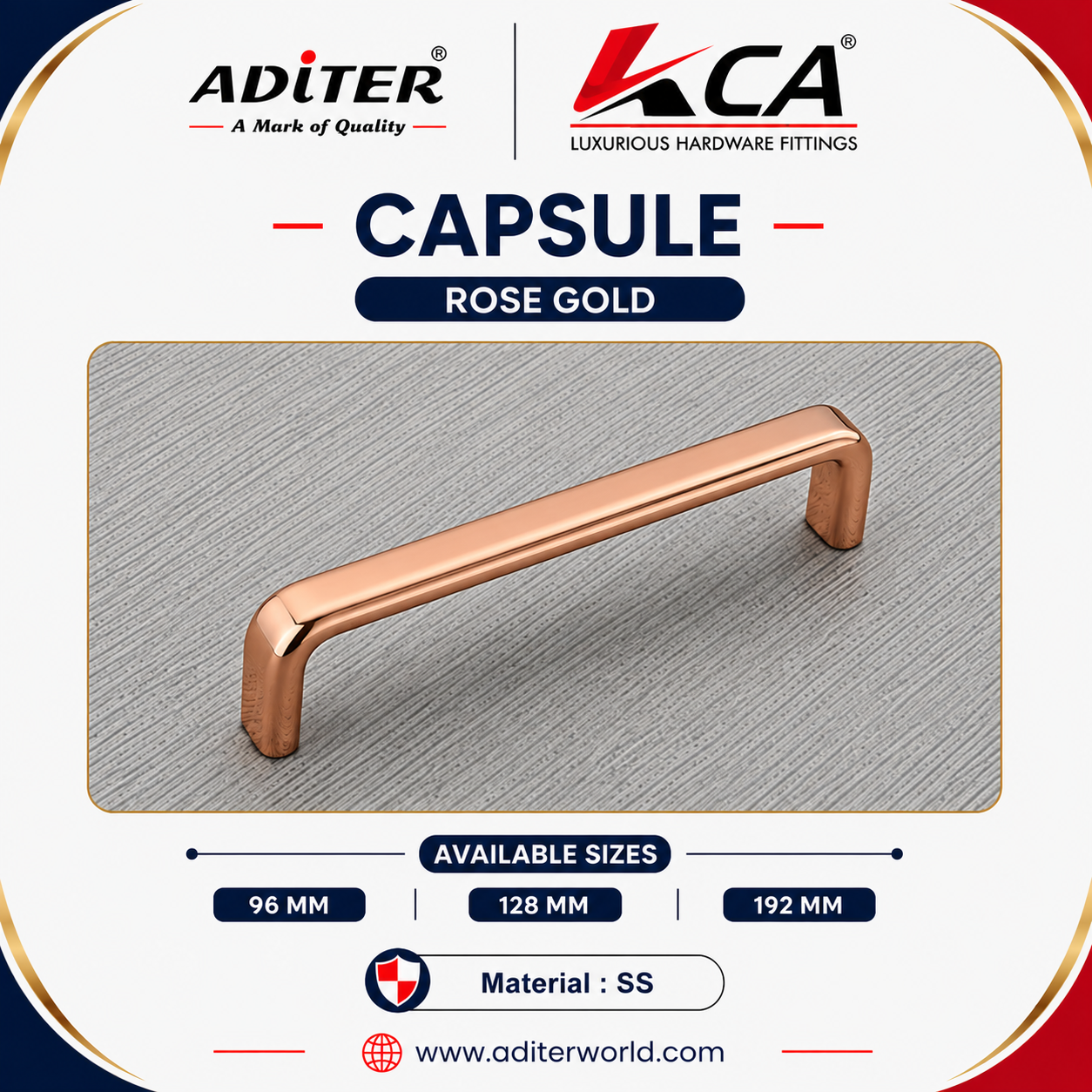 ADI- CAPSULE ROSEGOLD