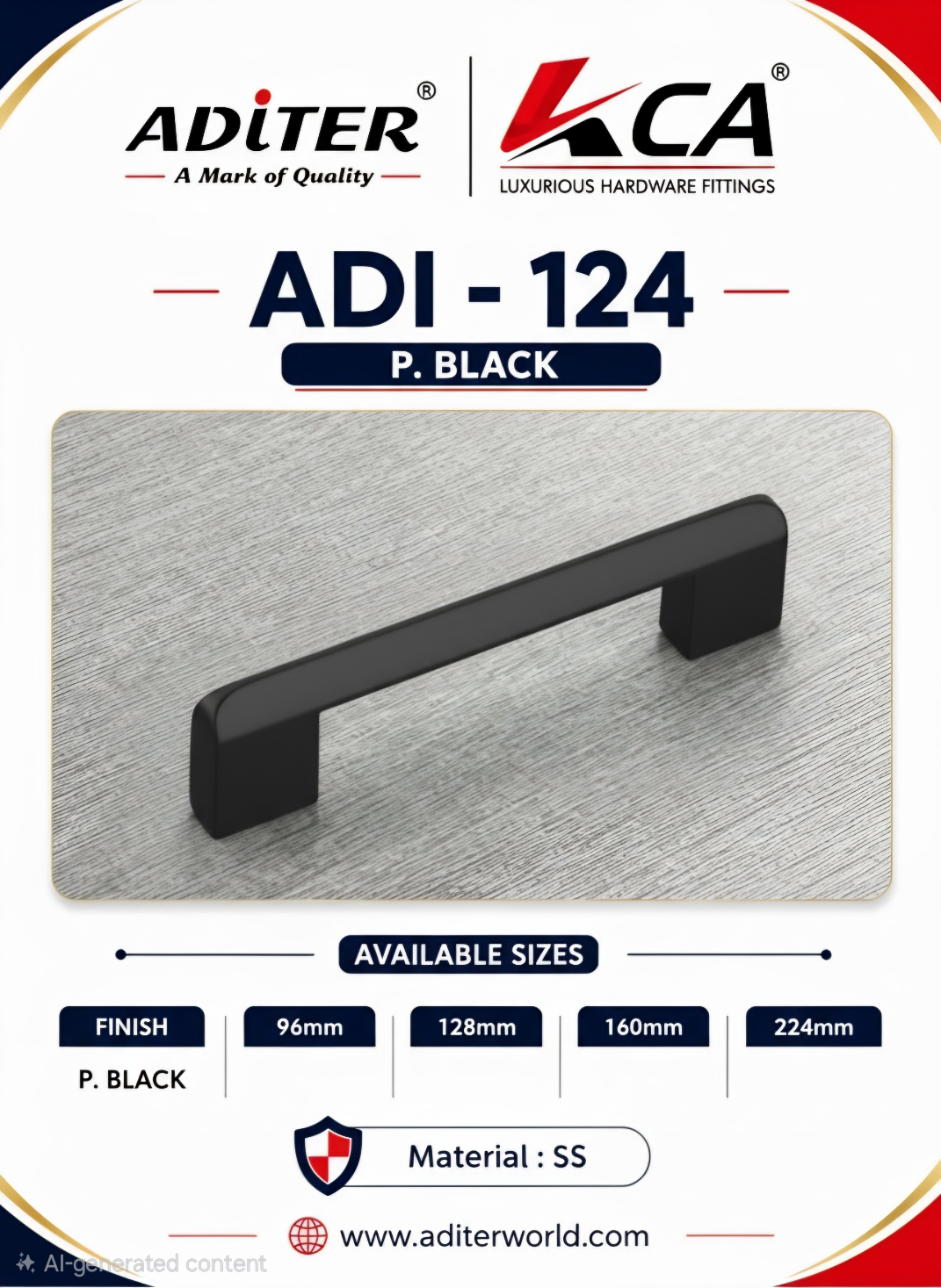 ADI-124  BLACK 