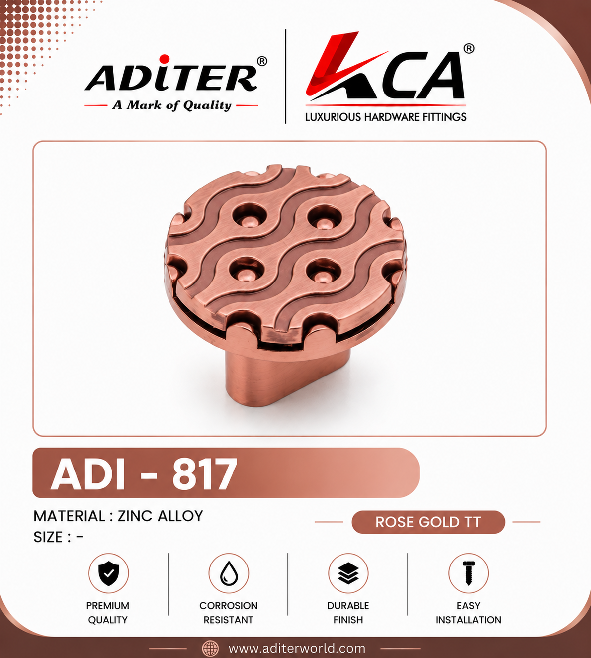 ADI-817 ROSEGOLD TT