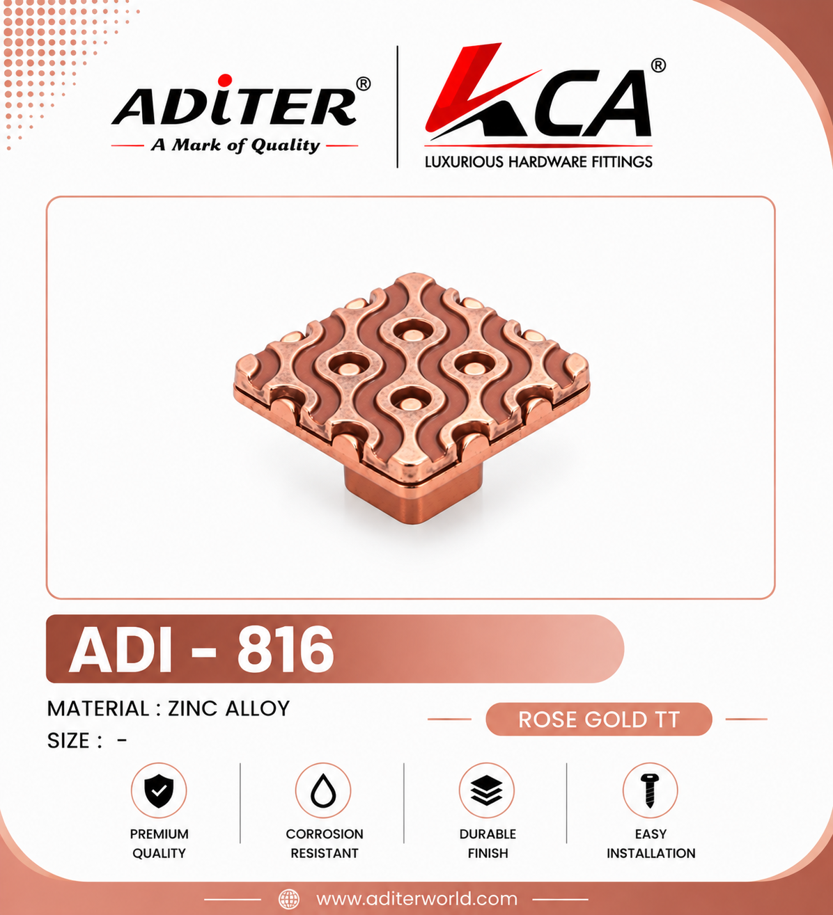 ADI-816 ROSEGOLD/TT