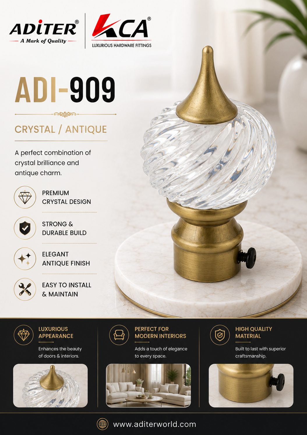 ADI-909 CRYSTAL ANTIQUE