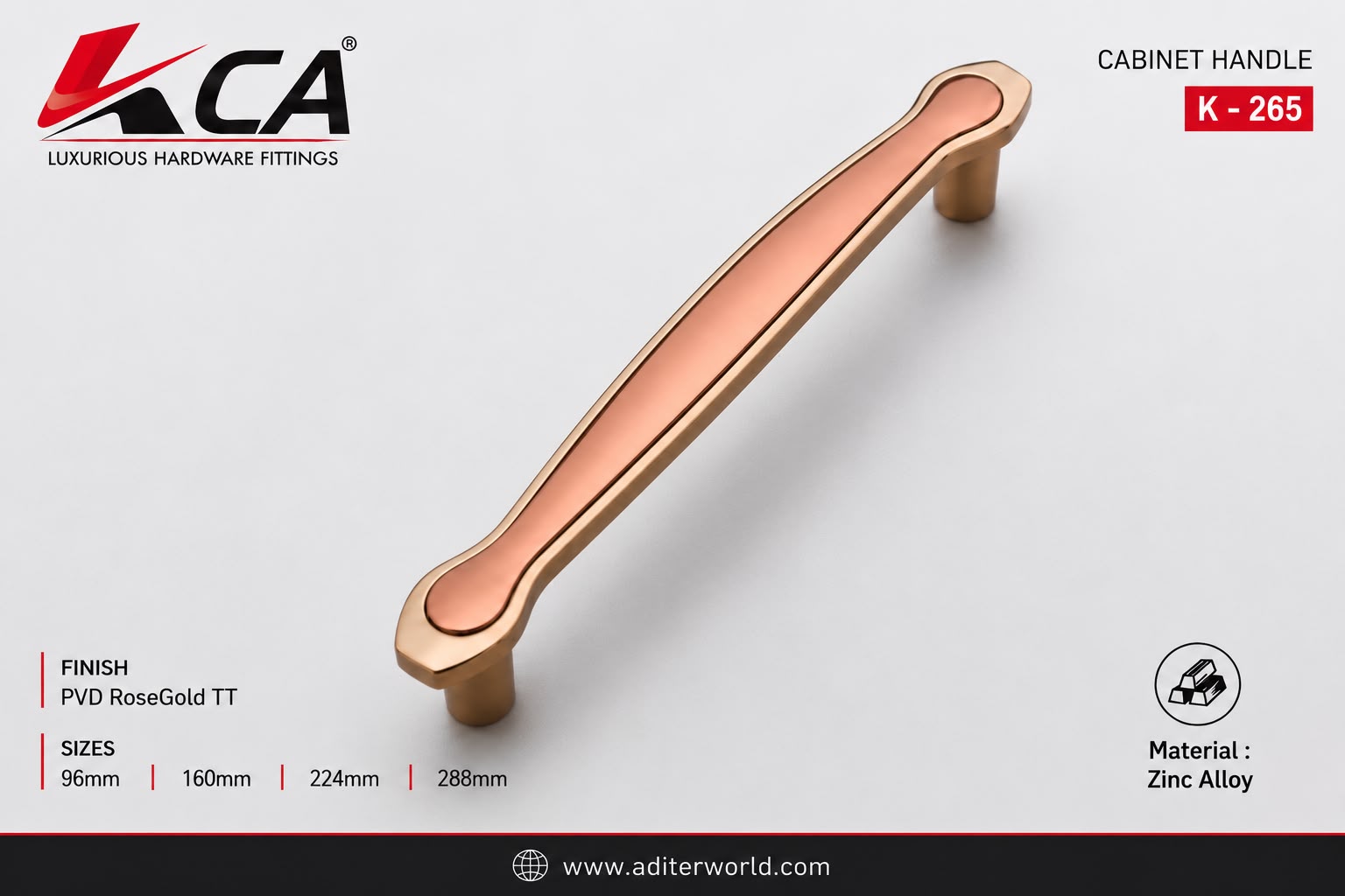K-265 PVD ROSE GOLD TT