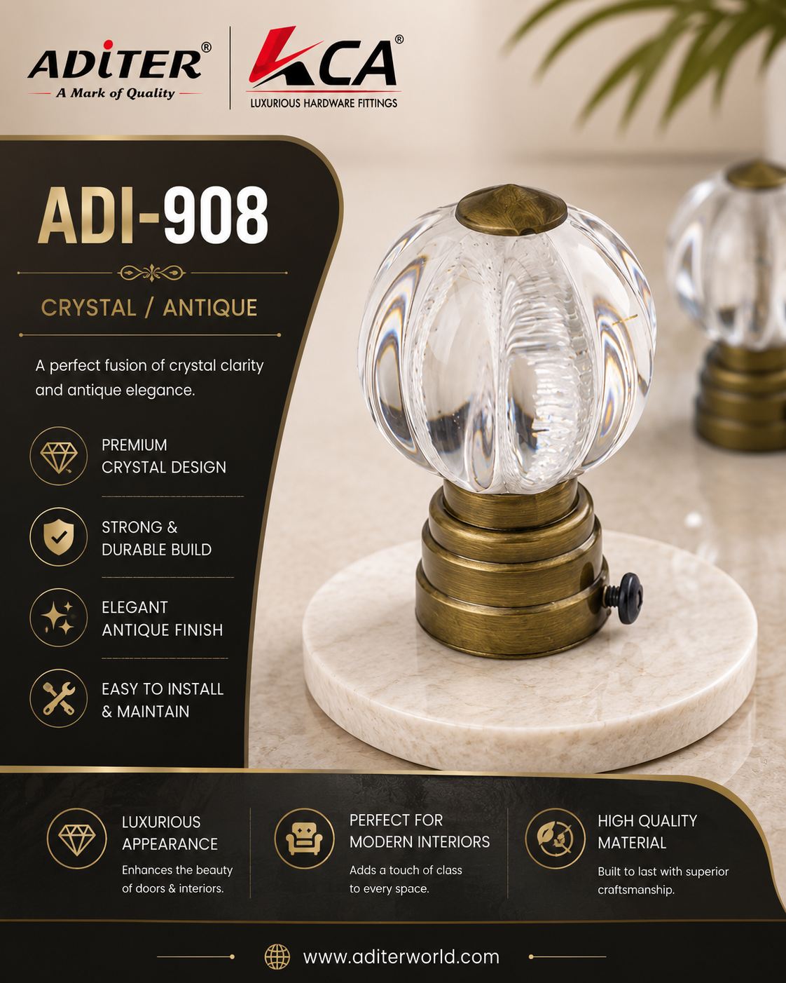 ADI-908 CRYSTAL ANTIQUE